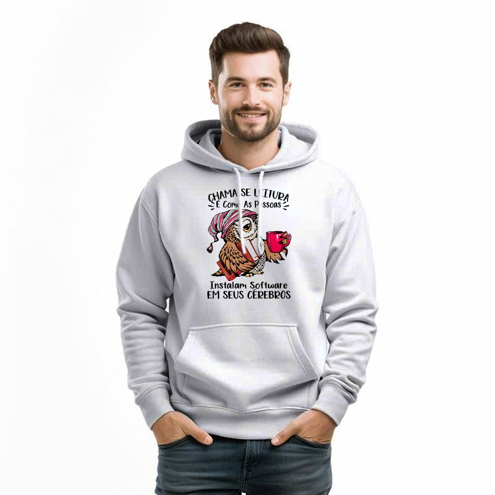 Chama Se Leitura E Como As Pessoas Shirt Unique Funny Owl Design Hoodie Gift For Boyfriend