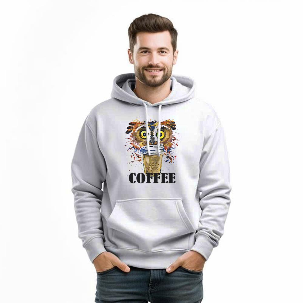 Owl I Need More Coffee Hoodie Funny Coffee Lover Shirt Owl Themed Christmas Gifts